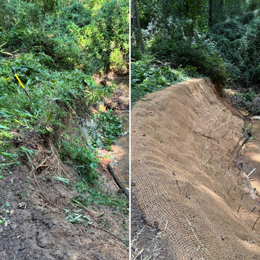 Stream restoration event